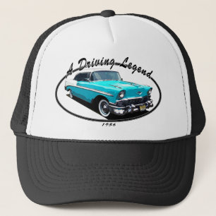 BEL AIR-BLAU 1956 TRUCKERKAPPE