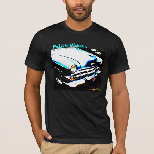 BEL- AIRBlues 53 (nur Schwarzes) T-Shirt (Vorderseite)