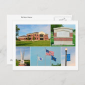 Bel Aire, Kansas, Rathaus Postkarte (Vorne/Hinten)