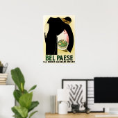 BEL PAESE FORMAGGIO Italienischer Käse Lebensmitte Poster (Heimbüro)