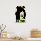 BEL PAESE FORMAGGIO Italienischer Käse Lebensmitte Poster (Küche)