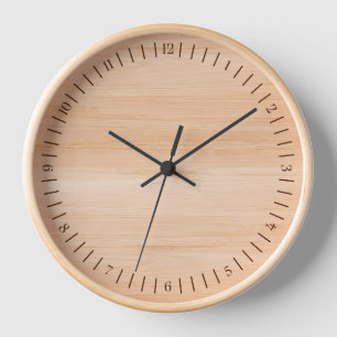 Bela Design Holz, Minimalistisches Holz Moderne Uhr