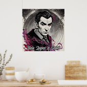 Bela Lugosi is Dead - Retro Art Poster (Küche)