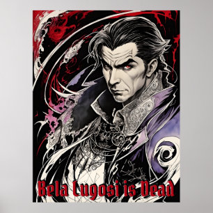 Bela Lugosi ist tot - Exquisit Retro Art Poster