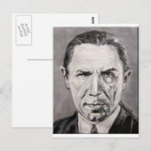 Bela Lugosi Postkarte (Vorne/Hinten)