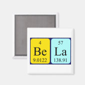Bela Periodenmagnet Magnet (Vorderseite/Rückseite)