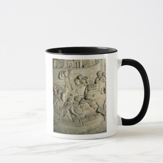 Beladen eines Schiffs, Detail von der Form von Tasse (Rechts)