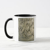 Beladen eines Schiffs, Detail von der Form von Tasse (Links)