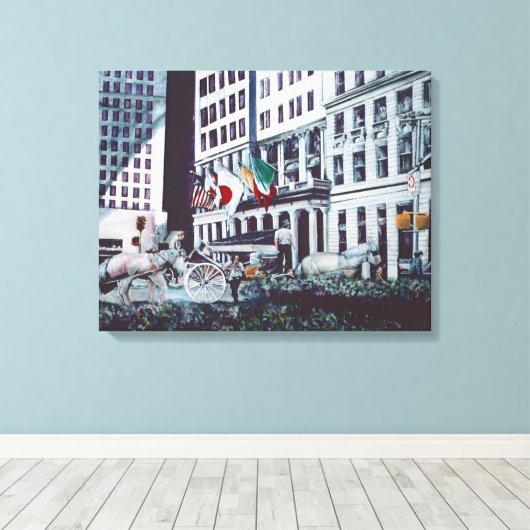 Beladen mit Persönlicher Bildgebung Leinwanddruck (Insitu (Holzboden))