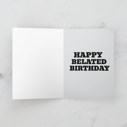 BELADETE BIRTHTAGSKARTE DANKESKARTE (Innenseite)