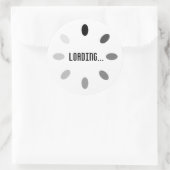 Beladung von Getränken Runder Aufkleber (Tasche)