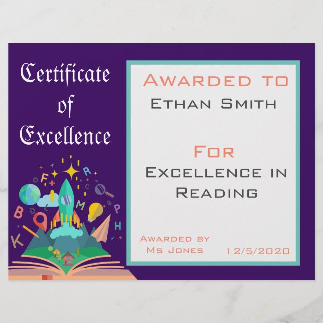 Beladungszertifikat Lehrerbedarf (Vorderseite)