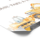 Beladungszone: Party-Zeichen für Bauvorhaben Fotodruck (Ecke)