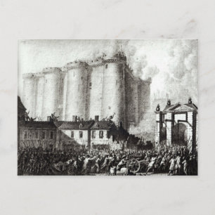 Belagerung der Bastille, 14. Juli 1789 Postkarte