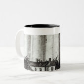 Belagerung der Bastille, am 14. Juli 1789 Zweifarbige Tasse (Vorderseite Links)