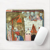 Belagerung des Chateaus de Chinon Mousepad (Mit Mouse)