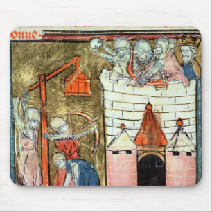 Belagerung des Chateaus de Chinon Mousepad