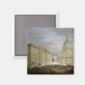 Belagerung des Pantheons, 24. Juni 1848 Magnet (Vorderseite/Rückseite)