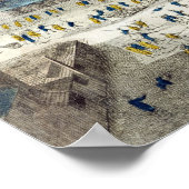 Belagerung des Schlosses der Tuilerien Poster (Ecke)