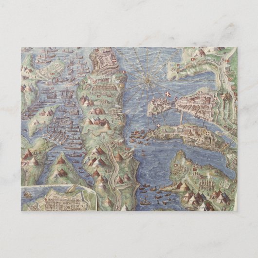 Belagerung Maltas Postkarte (Vorderseite)