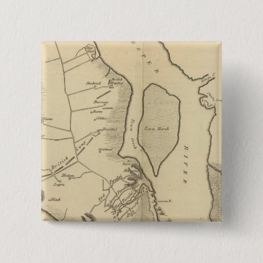 Belagerung von Charleston in S. Carolina Button (Vorderseite)