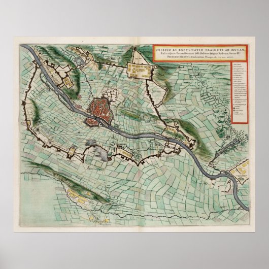 Belagerung von Maastricht Poster (Vorne)