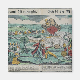 Belagerung von Missolonghi, am 22. April 1826 Magnet