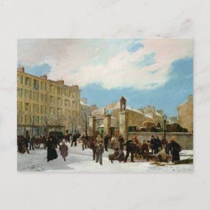 Belagerung von Paris Postkarte