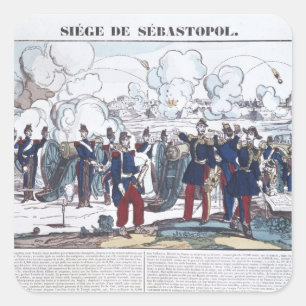 Belagerung von Sebastopol, 1854-55 Quadratischer Aufkleber