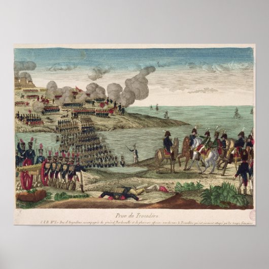 Belagerung von Trocadero Poster (Vorne)