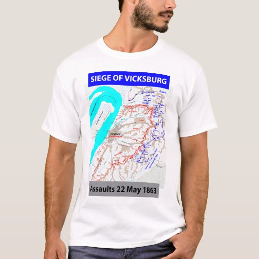 Belagerung von Vicksburg T-Shirt (Vorderseite)