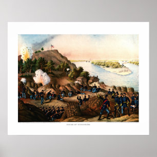 Belagerung von Vicksburg Ulysses S. Grant 1888 Poster