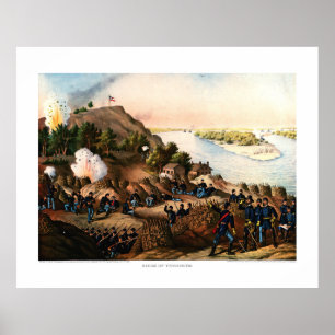 Belagerung von Vicksburg Ulysses S. Grant 1888 Poster