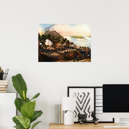 Belagerung von Vicksburg Ulysses S. Grant 1888 Poster (Heimbüro)