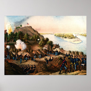 Belagerung von Vicksburg Ulysses S. Grant 1888 Poster