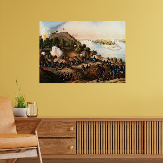 Belagerung von Vicksburg Ulysses S. Grant 1888 Poster (Wohnzimmer 2)