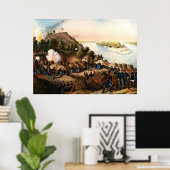 Belagerung von Vicksburg Ulysses S. Grant 1888 Poster (Heimbüro)