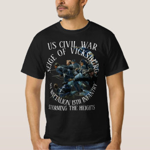 BELAGERUNG VON VICKSBURG US-BÜRGERKRIEG 1. BATAILL T-Shirt