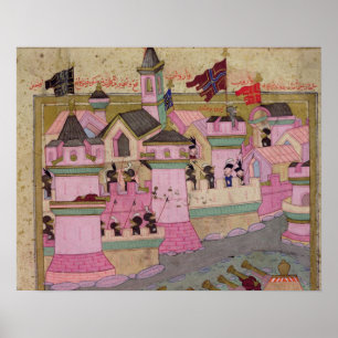 Belagerung von Wien durch Suleyman I das Poster