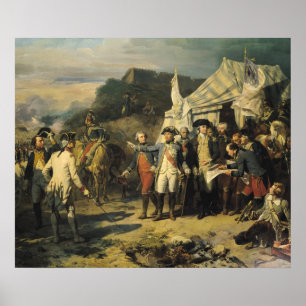Belagerung von Yorktown 1836 am 17. Oktober 1781 Poster