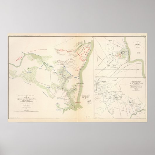 Belagerung von Yorktown Poster (Vorne)