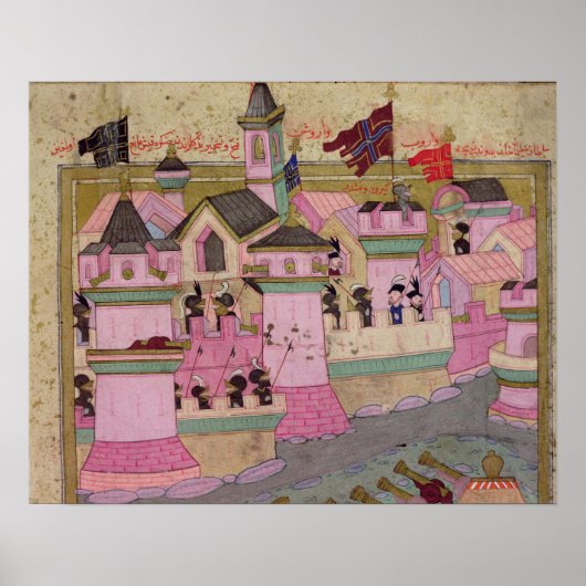 Belagerung Wiens durch Suleyman I. von der prächti Poster (Vorne)