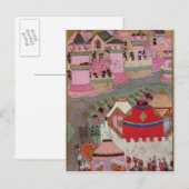 Belagerung Wiens durch Suleyman I. von der prächti Postkarte (Vorne/Hinten)