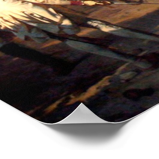 Belagerung Yorktown, Kunstdruckerei Poster (Ecke)