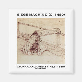 Belagerungsmaschine (C. 1480) Leonardo da Vinci Magnet