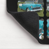 belair Collagentouquoise 1955 und -WEISS Mousepad (Ecke)