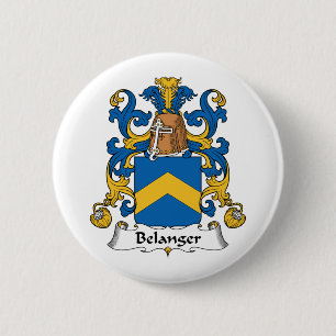Belanger Familienwappen Button