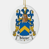 Belanger Familienwappen Keramik Ornament (Rechts)