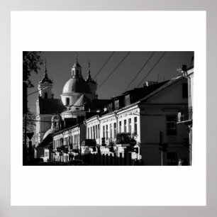 Belarus Беларусь Grodno Гродно Architektur Poster