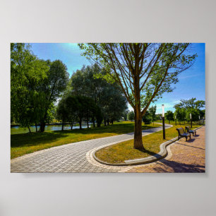 Belarus Беларусь Minsk Минск Nature Park Poster